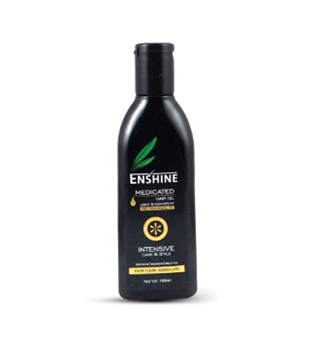 Enshine Medicated Hair Oil, Light & Non-Sticky || Best Hair Oil in Bangladesh