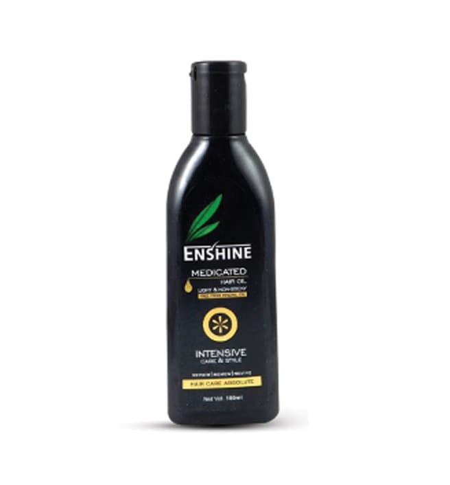 ENSHINE MEDICATED HAIR OIL (100 ML) LIGHT & NON-STICKY || best hair oil in bangladesh